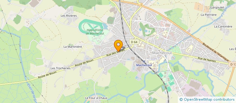 localisation de l'entreprise MADAME LAURINE LEGRIS  MACHECOUL-SAINT-MEME