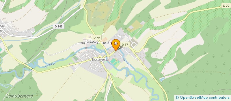 localisation de l'entreprise MADAME LAURINE LEPRODHOMME  ESSOYES