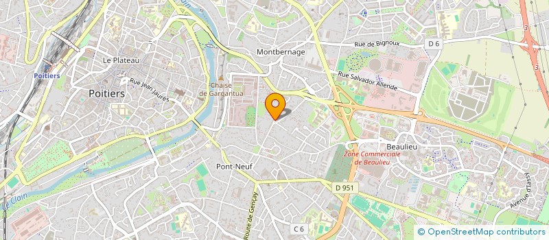 localisation de l'entreprise MADAME LAURINE LEROY  POITIERS