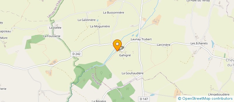 localisation de l'entreprise MADAME LAURINE LESNE  CHEVAIGNE-DU-MAINE