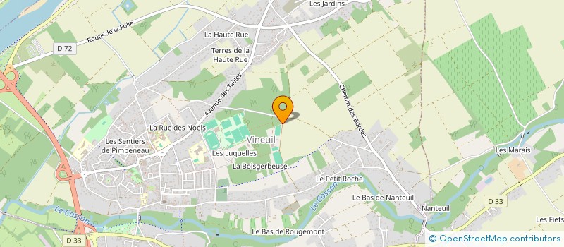 localisation de l'entreprise MADAME LAURINE LEVY à VINEUIL