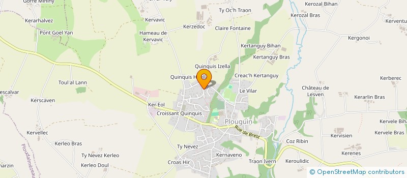 localisation de l'entreprise MADAME LAURINE LITTIERE  PLOUGUIN