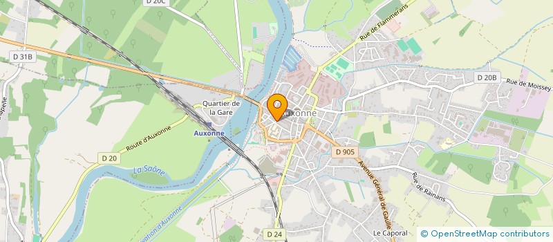 localisation de l'entreprise MADAME LAURINE LOLLIOT à AUXONNE