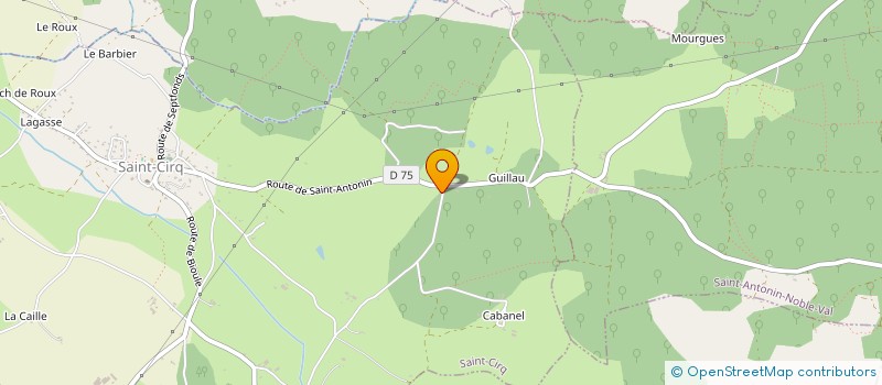 localisation de l'entreprise MADAME LAURINE MALIAN  SAINT-CIRQ