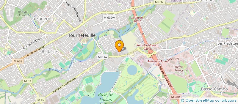 localisation de l'entreprise MADAME LAURINE MALRIEU  TOURNEFEUILLE