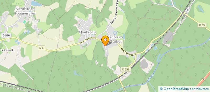 localisation de l'entreprise MADAME LAURINE MAQUIN  ROYAUCOURT-ET-CHAILVET