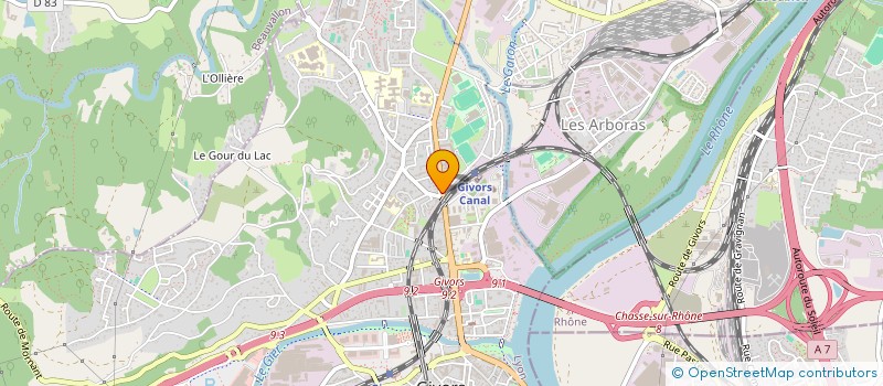 localisation de l'entreprise MADAME LAURINE MARGUERITE  GIVORS