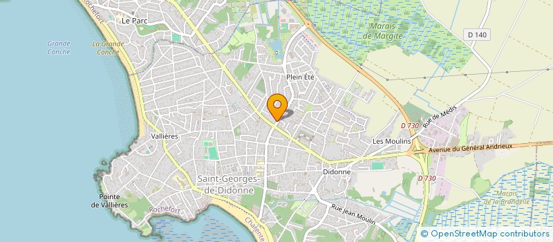 localisation de l'entreprise MADAME LAURINE MARTIN  SAINT-GEORGES-DE-DIDONNE