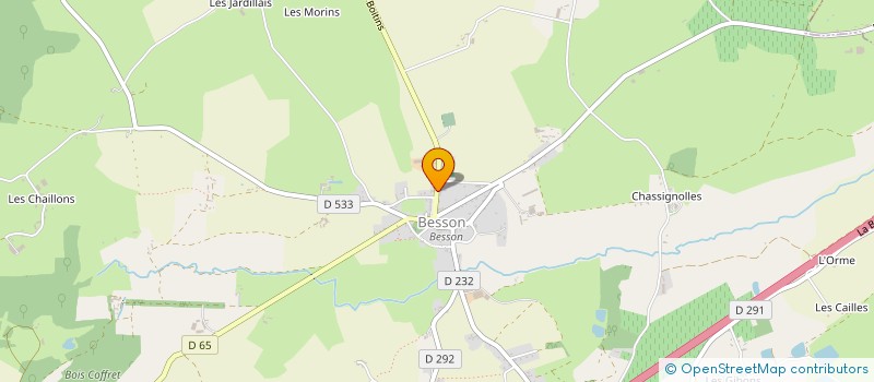 localisation de l'entreprise MADAME LAURINE MARTIN  BESSON