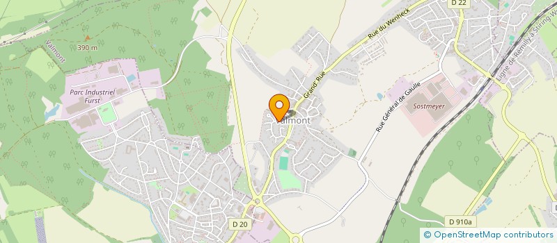 localisation de l'entreprise MADAME LAURINE MAZOYER  VALMONT