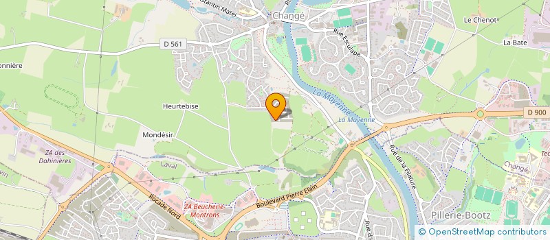 localisation de l'entreprise MADAME LAURINE MELLIER  CHANGE