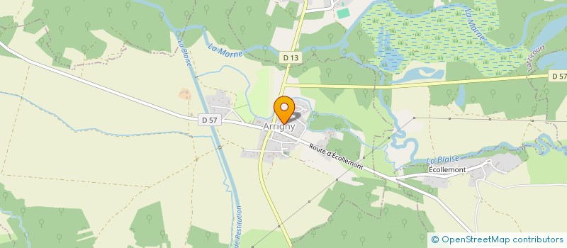 localisation de l'entreprise MADAME LAURINE MENISSIER à ARRIGNY