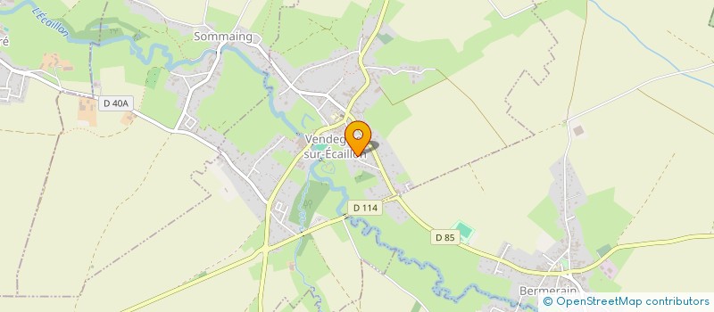 localisation de l'entreprise MADAME LAURINE MICHEL  VENDEGIES-SUR-ECAILLON