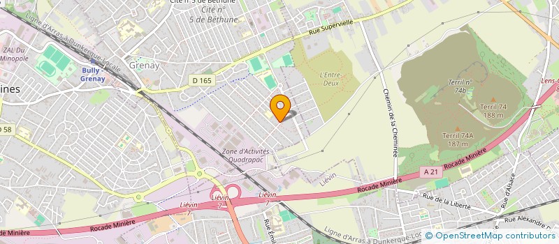 localisation de l'entreprise MADAME LAURINE MINCHE  HASPRES