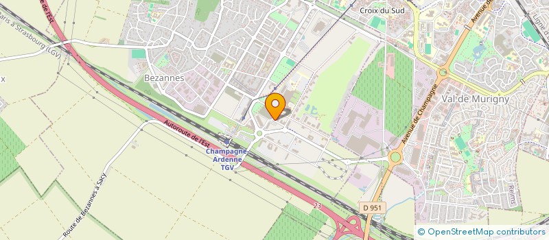 localisation de l'entreprise MADAME LAURINE MOLIN  BEZANNES