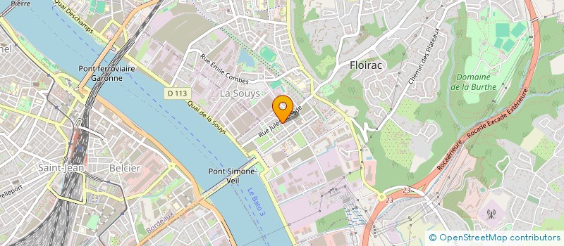 localisation de l'entreprise MADAME LAURINE MOLL FRAYSSE  FLOIRAC