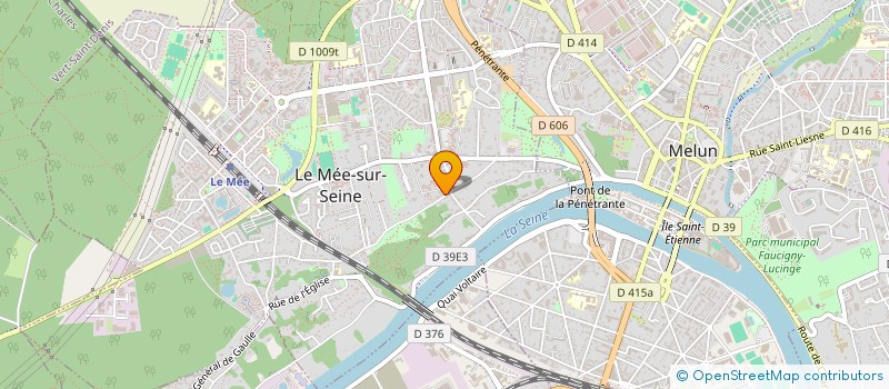 localisation de l'entreprise MADAME LAURINE MVITA NKELU  LE MEE-SUR-SEINE