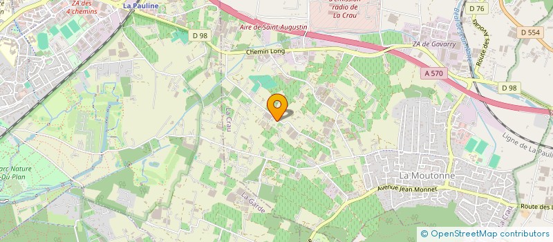 localisation de l'entreprise MADAME LAURINE NIVOIX  LA CRAU