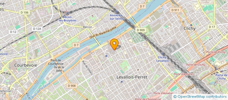 localisation de l'entreprise MADAME LAURINE OUSTRIC à LEVALLOIS-PERRET