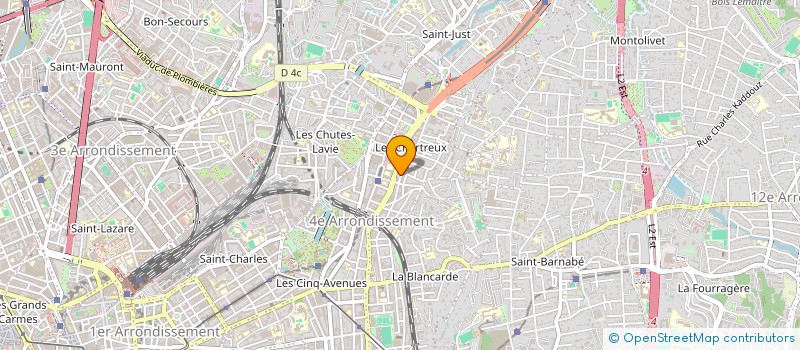 localisation de l'entreprise MADAME LAURINE PERRET à MARSEILLE