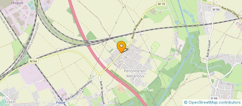 localisation de l'entreprise MADAME LAURINE RENARD à PERONNE-EN-MELANTOIS