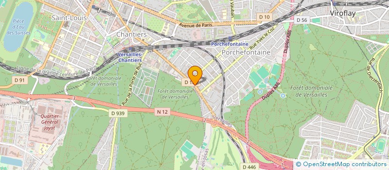 localisation de l'entreprise MADAME LAURINE RENARD à VERSAILLES