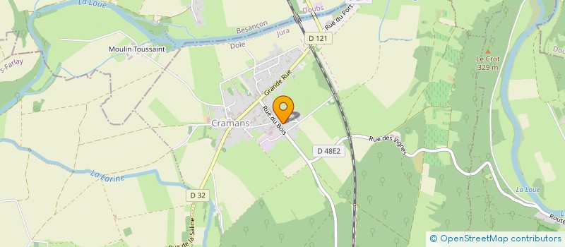 localisation de l'entreprise MADAME LAURINE RODRIGUES-RIO  CRAMANS