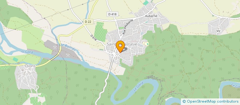 localisation de l'entreprise MADAME LAURINE ROTA  SAINTE-ANASTASIE