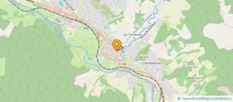 localisation de l'entreprise MADAME LAURINE ROUIT  DIE