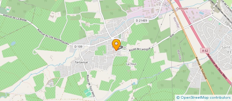 localisation de l'entreprise MADAME LAURINE ROUSSEAU  MARTILLAC