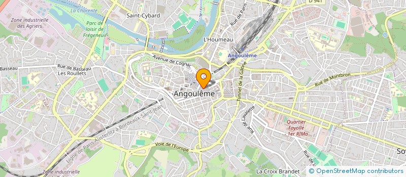 localisation de l'entreprise MADAME LAURINE ROUSSELET à ANGOULEME
