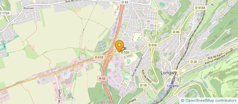 localisation de l'entreprise MADAME LAURINE ROUSSET à LONGWY