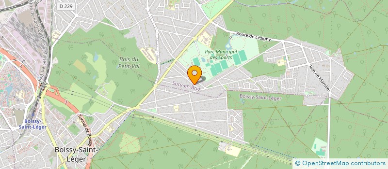 localisation de l'entreprise MADAME LAURINE SADRIJA  SUCY-EN-BRIE