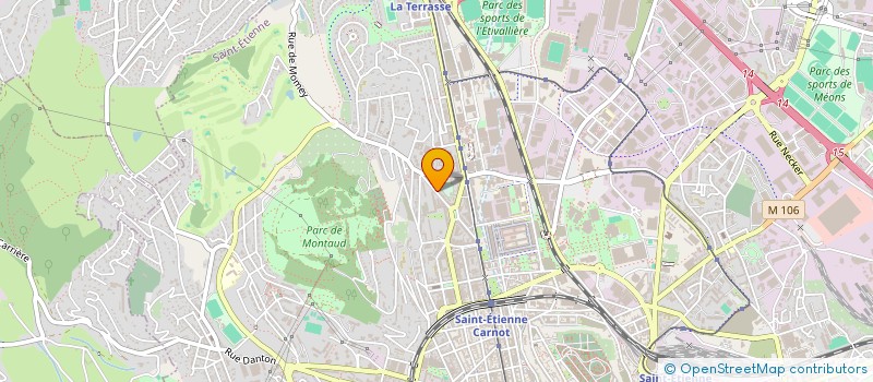 localisation de l'entreprise MADAME LAURINE SCHELLENBERGER  SAINT-ETIENNE