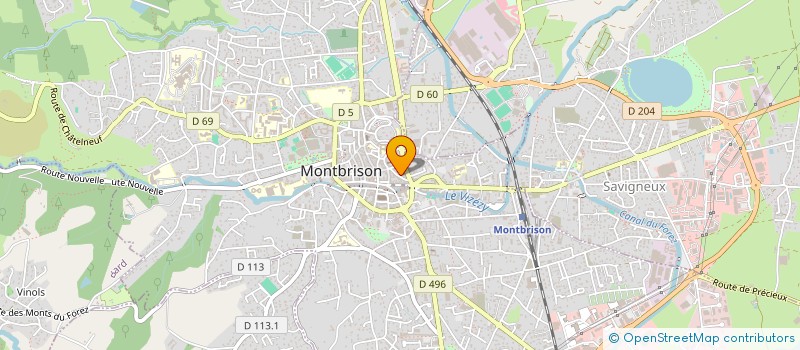 localisation de l'entreprise MADAME LAURINE SCHMITT à MONTBRISON