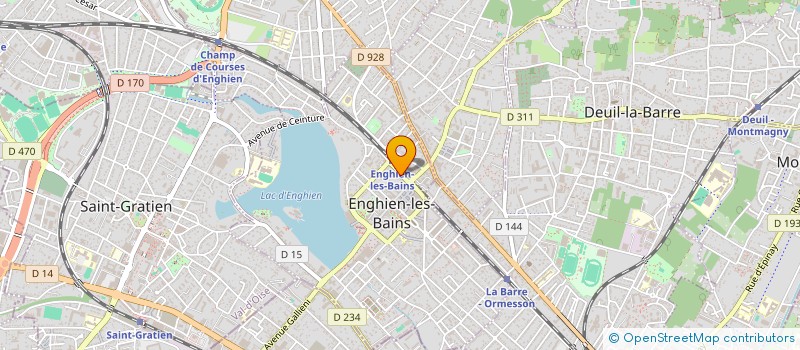 localisation de l'entreprise MADAME LAURINE SERT  ENGHIEN-LES-BAINS