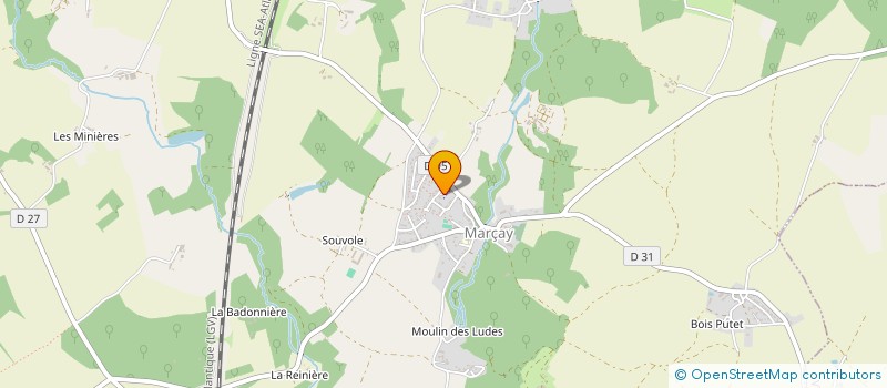 localisation de l'entreprise MADAME LAURINE SLAIS  MARCAY