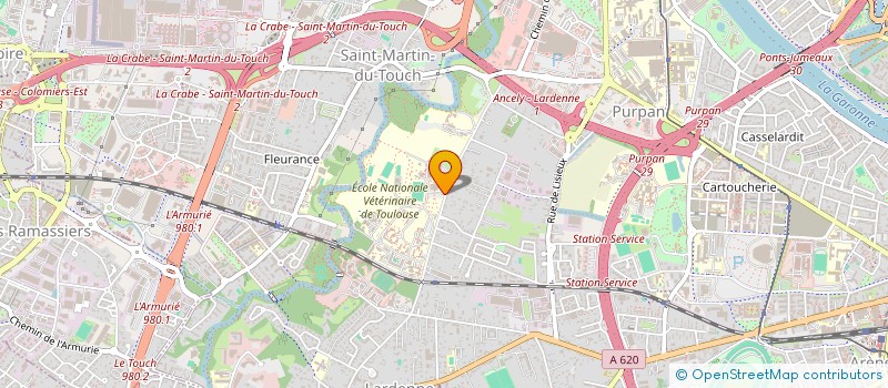 localisation de l'entreprise MADAME LAURINE SOULIEZ  TOULOUSE