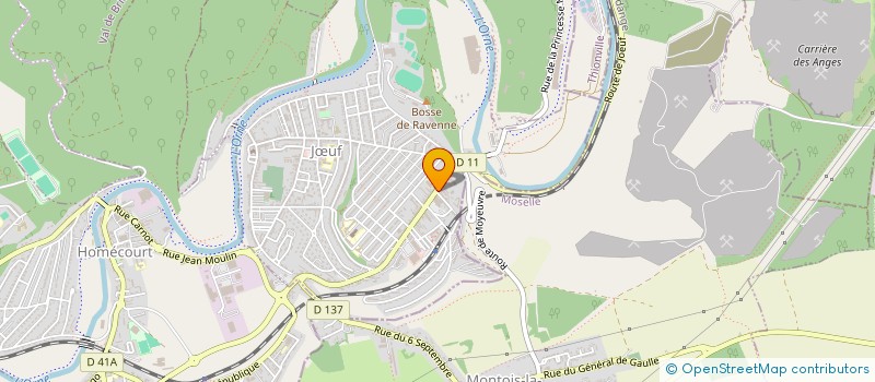 localisation de l'entreprise MADAME LAURINE SPORMEYEUR  SAINTE-MARIE-AUX-CHENES