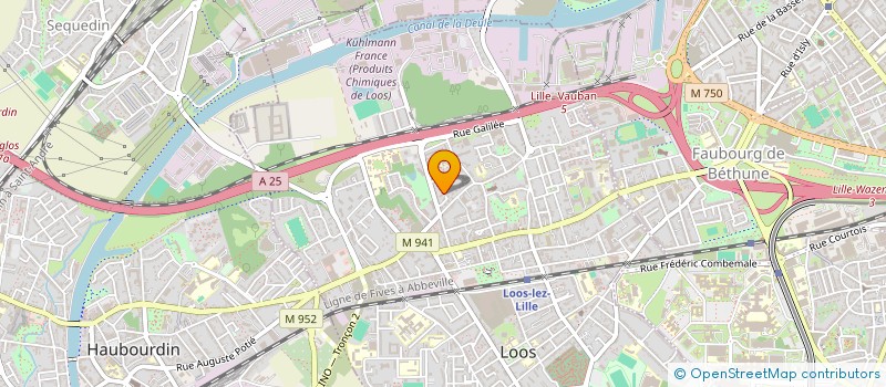 localisation de l'entreprise MADAME LAURINE TALEFAISSE  LOOS