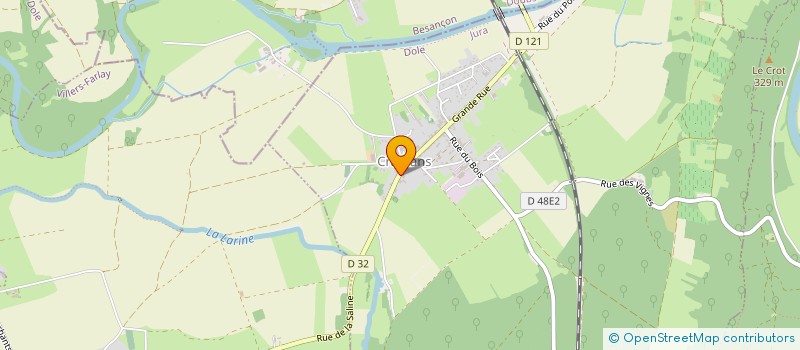 localisation de l'entreprise MADAME LAURINE THOMAS  CRAMANS