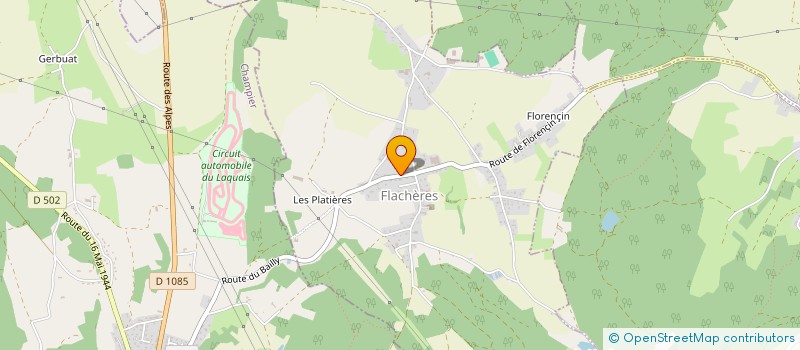 localisation de l'entreprise MADAME LAURINE TINGAUD  FLACHERES