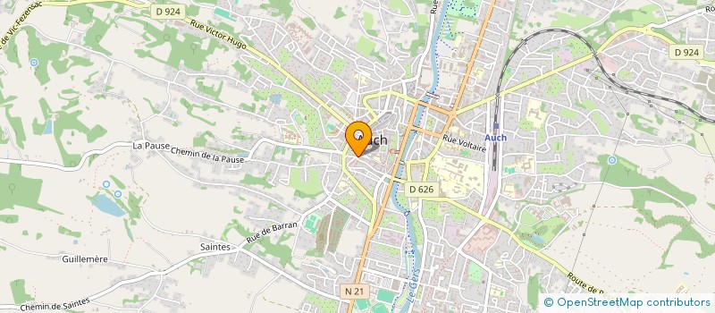 localisation de l'entreprise MADAME LAURINE TORO  AUCH