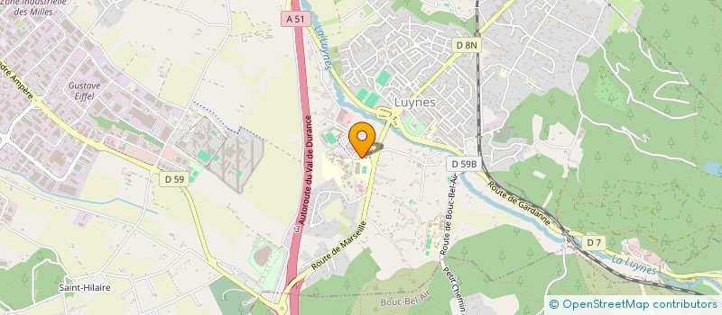 localisation de l'entreprise MADAME LAURINE TRINQUESSE  MEYREUIL