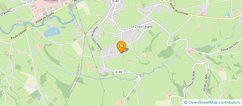 localisation de l'entreprise MADAME LAURINE TROUILLET  SAINT-ETIENNE