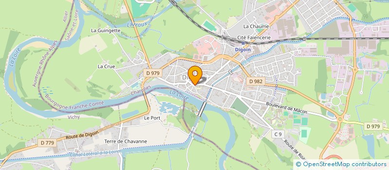 localisation de l'entreprise MADAME LAURINE VARY à DIGOIN