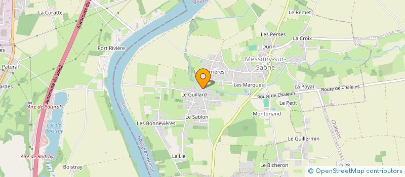 localisation de l'entreprise MADAME LAURINE VERGER à MESSIMY-SUR-SAONE