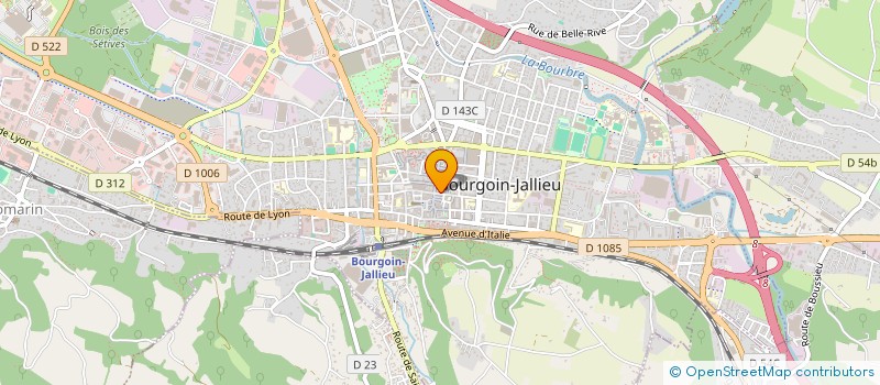 localisation de l'entreprise MADAME LAURINE VERNAY  BOURGOIN-JALLIEU