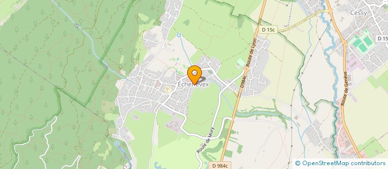 localisation de l'entreprise MADAME LAURINE VIAL  ECHENEVEX