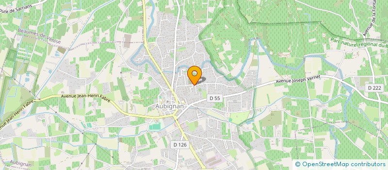 localisation de l'entreprise MADAME LAURINE VIDAL  AUBIGNAN